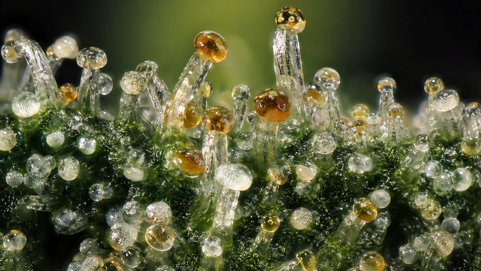 Cannabis under magnification